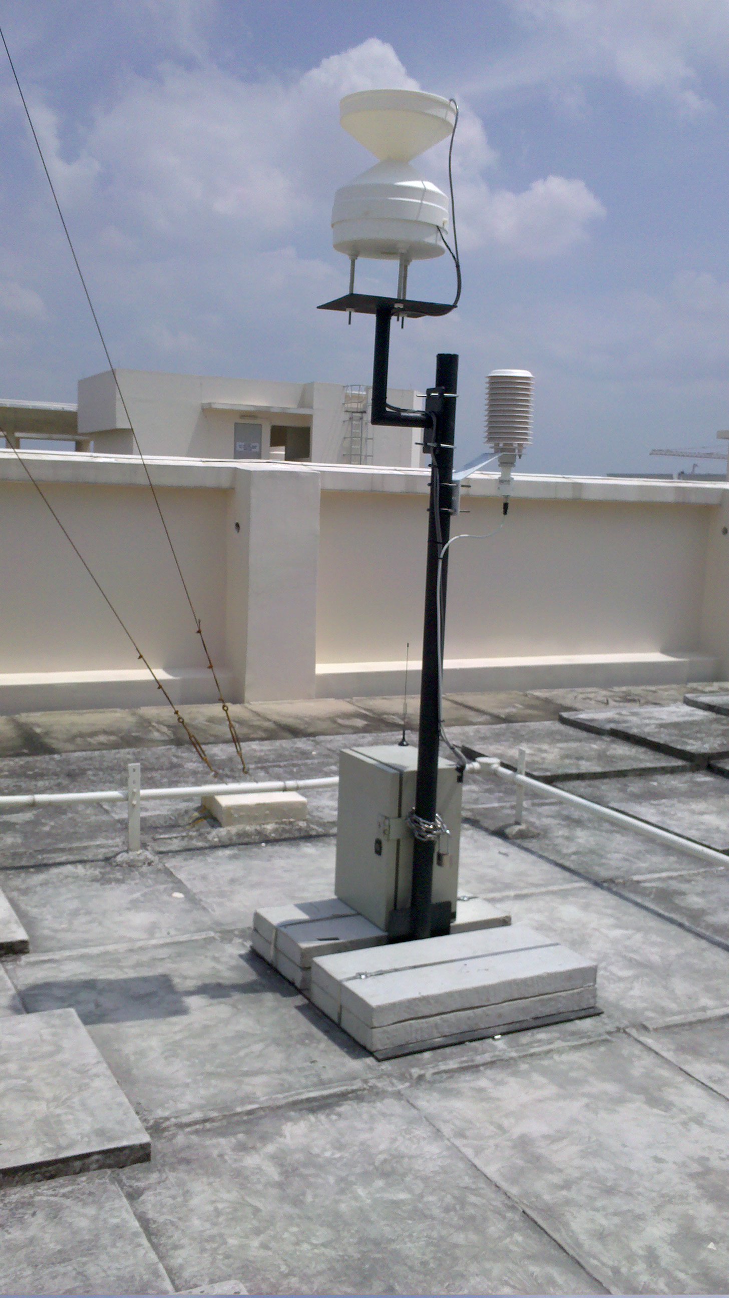 Rooftop weather station